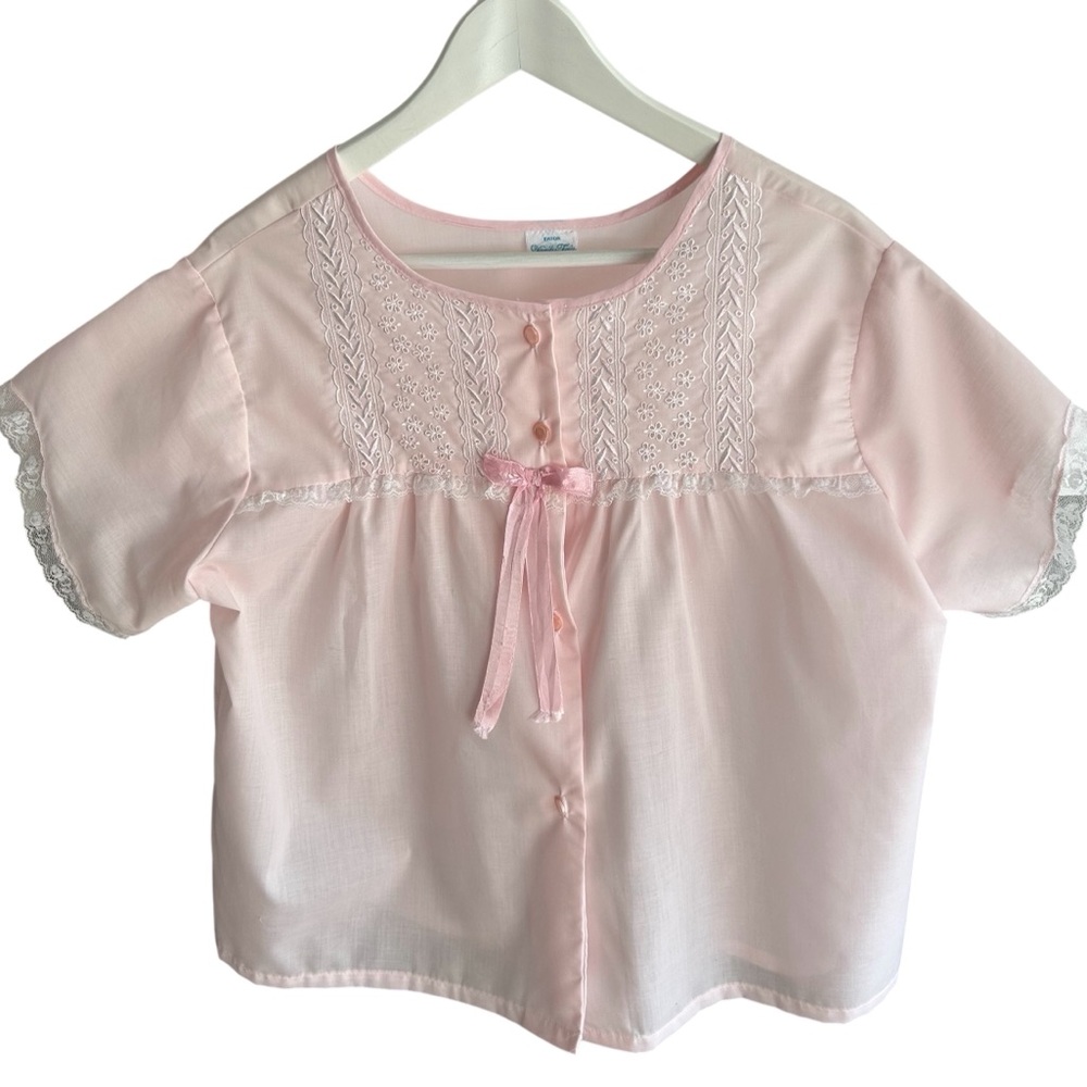 Vintage Vanity Fair Pink Pajama Set